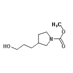 CAS#: 854411-74-8， Methyl 3-(3-hydroxypropyl)-1-pyrrolidinecarboxylate