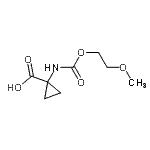 CAS#: 85452-38-6， 1-{[(2-Methoxyethoxy)carbonyl]amino}cyclopropanecarboxylic acid