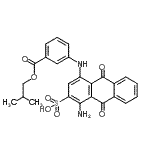 CAS#: 85455-38-5， 1-Amino-4-{[3-(isobutoxycarbonyl)phenyl]amino}-9,10-dioxo-9,10-dihydro-2-anthracenesulfonic acid