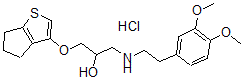 CAS#: 85462-93-7， 1-[2-(3,4-Dimethoxyphenyl)Ethylamino]-3-(8-Thiabicyclo[3.3.0]Octa-6,9-Dien-6-Yloxy)Propan-2-Ol Hydrochloride