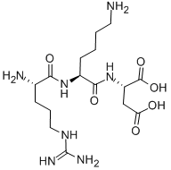 结构式 CAS# 85465-82-3, L-精氨酰-L-赖氨酰-L-天冬氨酸