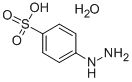 structure of CAS# 854689-07-9, 4-Hydrazinobenzenesulfonic Acid Hemihydrate;4-Hydrazinobenzenesulphonic Acid Hemihydrate;4-Sulphophenylhydrazine Hemihydrate