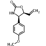 CAS#: 854933-01-0， (4R,5S)-4-(4-Methoxyphenyl)-5-vinyl-1,3-oxazolidin-2-one