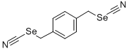 CAS 登录号：85539-83-9， 1,4-亚苯基二(亚甲基)硒氰酸酯