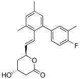 CAS#: 85551-06-0， (4alpha,6beta(E))-DL-6-(2-(4'-Fluoro-3,3',5-Trimethyl(1,1'-Biphenyl)-2-Yl)Ethenyl)Tetrahydro-4-Hydroxy-2H-Pyran-2-One 