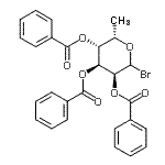 CAS#: 855662-12-3， 2,3,4-Tri-O-benzoyl-6-deoxy-L-gulopyranosyl bromide