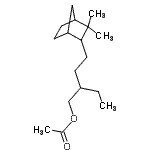 CAS 登录号：85567-28-8， 4-(3,3-二甲基双环[2.2.1]庚-2-基)-2-乙基丁基乙酸酯