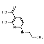 CAS 登录号：85580-92-3， 2-(烯丙基氨基)-4-氧代-1,4-二氢-5-嘧啶羧酸