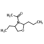 CAS#: 855841-23-5， 1-(4-Ethyl-2-propyl-1,3-oxazolidin-3-yl)ethanone