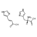 CAS#: 85586-47-6， (2E)-3-(1H-Imidazol-4-yl)acrylic acid - L-histidine (1:1)