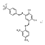 CAS#: 85631-83-0， Sodium 4-({5-[(2,4-dimethylphenyl)diazenyl]-2,4-dihydroxyphenyl}diazenyl)benzenesulfonate