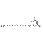 CAS#: 85665-56-1， 2,4-Dichloro-6-(decyloxy)-1,3,5-triazine