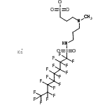 CAS#: 85665-65-2， Sodium 3-[(3-{[(heptadecafluorooctyl)sulfonyl]amino}propyl)(methyl)amino]-1-propanesulfonate