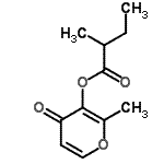 CAS#: 85665-78-7， 2-Methyl-4-oxo-4H-pyran-3-yl 2-methylbutanoate