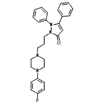 CAS#: 85674-11-9， 2-{3-[4-(4-Fluorophenyl)-1-piperazinyl]propyl}-1,5-diphenyl-1,2-dihydro-3H-pyrazol-3-one