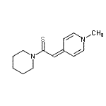 CAS#: 856852-28-3， 2-(1-Methyl-4(1H)-pyridinylidene)-1-(1-piperidinyl)ethanethione