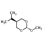 CAS#: 85687-65-6， trans-5-Isopropyl-2-methoxy-1,3-dioxane