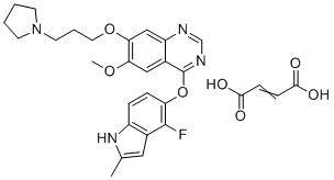 CAS 登录号：857036-77-2， 西地尼布马来酸盐