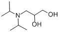 structure of CAS# 85721-30-8, 3-Diisopropylamino-1,2-Propanediol;3-[Bis(1-Methylethyl)Amino]-1,2-Propanediol;3-(N,N-Diisopropylamino)Propane-1,2-Diol;3-DIISOPROPYLAMINO-1 2-PROPANEDIOL  96%