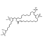 CAS#: 85756-56-5， (28E)-2-[2,10-Bis(sulfooxy)undecyl]-30-oxooxacyclotriacont-28-ene-14,16-diyl bis(hydrogen sulfate)