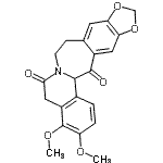 CAS#: 85769-44-4， 3,4-Dimethoxy-5,8,9,15a-tetrahydro[1,3]dioxolo[4,5-h]isoquinolino[1,2-b][3]benzazepine-6,15-dione