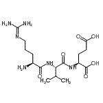 CAS 登录号：85775-46-8， N<sup>5</sup>-(二氨基亚甲基)-L-鸟氨酰-L-缬氨酰-L-谷氨酸