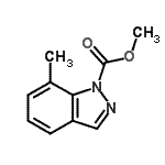 CAS#: 857807-98-8， Methyl 7-methyl-1H-indazole-1-carboxylate