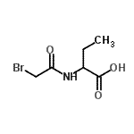 CAS#: 857830-59-2， 2-[(Bromoacetyl)amino]butanoic acid