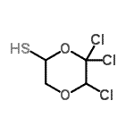 CAS#: 857838-55-2， 5,6,6-Trichloro-1,4-dioxane-2-thiol