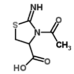CAS#: 857959-37-6， 3-Acetyl-2-imino-1,3-thiazolidine-4-carboxylic acid