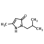 CAS#: 857989-07-2， 2-Isobutyl-5-methyl-1,2-dihydro-3H-pyrazol-3-one