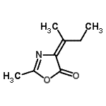 CAS#: 85813-74-7， (4E)-4-(2-Butanylidene)-2-methyl-1,3-oxazol-5(4H)-one