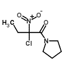 CAS#: 85823-08-1， 2-Chloro-2-nitro-1-(1-pyrrolidinyl)-1-butanone