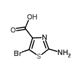 CAS#: 858486-46-1， 2-Amino-5-bromo-1,3-thiazole-4-carboxylic acid