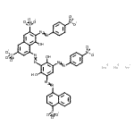 CAS#: 85851-56-5， Trisodium 5-({2,6-dihydroxy-3-[(4-nitrophenyl)diazenyl]-5-[(4-sulfonato-1-naphthyl)diazenyl]phenyl}diazenyl)-4-hydroxy-3-[(4-nitrophenyl)diazenyl]-2,7-naphthalenedisulfonate
