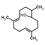 CAS#: 85866-12-2， (4E,8E)-4,8,12-Trimethyl-4,8-cyclododecadien-1-ol