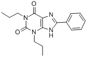 结构式 CAS# 85872-53-3, 1,3-二丙基-8-苯基黄嘌呤