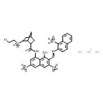 CAS#: 85895-84-7， Trisodium 5-[({6-[(2-chloroethyl)sulfonyl]bicyclo[2.2.1]hept-2-yl}carbonyl)amino]-4-hydroxy-3-[(1-sulfonato-2-naphthyl)diazenyl]-2,7-naphthalenedisulfonate