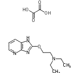 CAS#: 85930-08-1， N,N-Diethyl-2-(1H-imidazo[4,5-b]pyridin-2-yloxy)ethanamine ethanedioate (1:1)