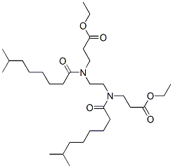 CAS 登录号：85958-95-8， N,N'-1,2-乙烷二基二[N-(1-氧代异壬基)-beta-丙氨酸]二乙酯