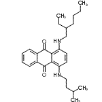 CAS#: 85959-19-9， 1-[(2-Ethylhexyl)amino]-4-[(3-methylbutyl)amino]-9,10-anthraquinone