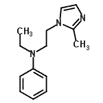 CAS#: 85959-33-7， N-Ethyl-N-[2-(2-methyl-1H-imidazol-1-yl)ethyl]aniline