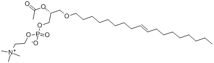CAS#: 85966-90-1， 1-O-(cis-9-Octadecenyl)-2-O-Acetyl-Sn-Glycero-3-Phosphocholine