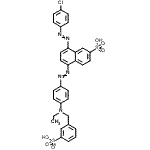 CAS#: 85977-48-6， 8-[(4-Chlorophenyl)diazenyl]-5-({4-[ethyl(3-sulfobenzyl)amino]phenyl}diazenyl)-2-naphthalenesulfonic acid