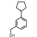 CAS#: 859850-72-9， [3-(1-Pyrrolidinyl)phenyl]methanol