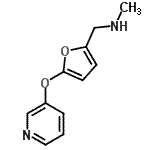 CAS#: 859850-77-4， N-Methyl-1-[5-(3-pyridinyloxy)-2-furyl]methanamine