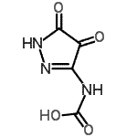 CAS#: 859955-10-5， (4,5-Dioxo-4,5-dihydro-1H-pyrazol-3-yl)carbamic acid