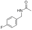 structure of CAS# 86010-68-6, N-((4-Fluorophenyl)Methyl)Ethanamide;Acetamide, N-[(4-Fluorophenyl)Methyl]-;N-((4-FLUOROPHENYL)METHYL)ETHANAMIDE
