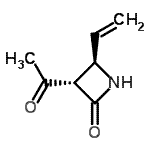 CAS#: 86039-87-4， (3S,4R)-3-Acetyl-4-vinyl-2-azetidinone