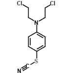 CAS#: 86098-92-2， 4-[Bis(2-chloroethyl)amino]phenyl thiocyanate